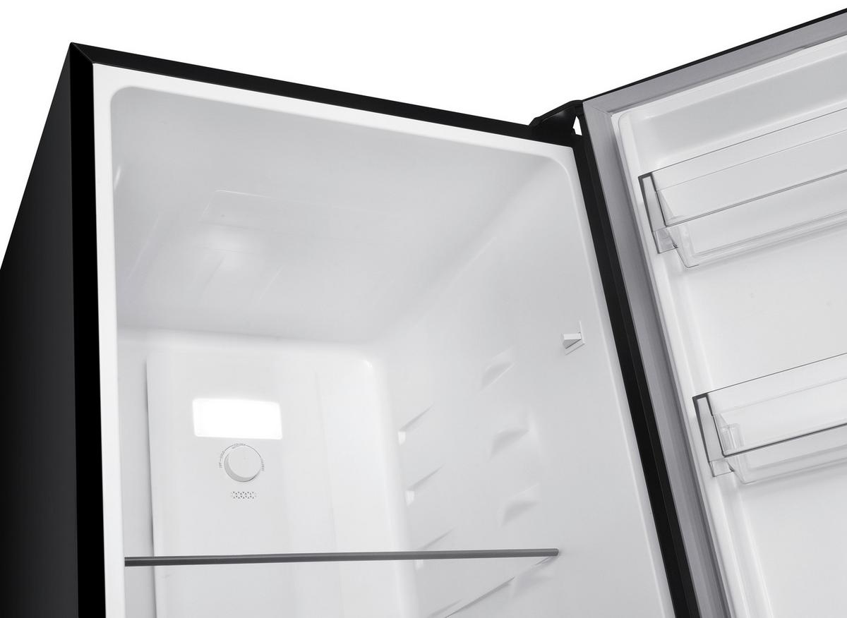 Kühl-gefrier-kombination Skhbmf55nfsd - Schwarz, Basics, Glas/Kunststoff (60/180/54cm) - Mican