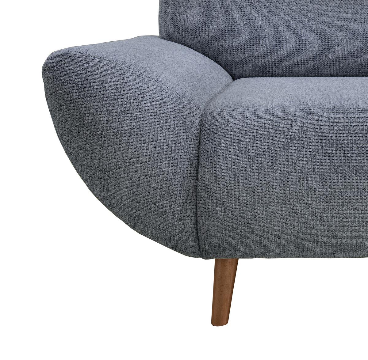 2-sitzer-sofa Drago Hellblau - Wildeiche/Hellblau, MODERN, Holz/Textil (173/81/90cm) - MID.YOU