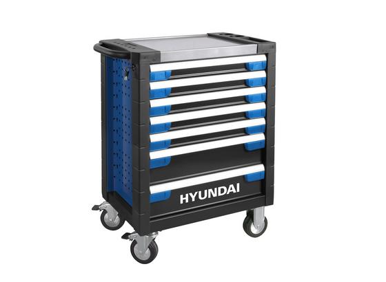 Werkstattwagen Set 305-Teilig - Blau/Schwarz, KONVENTIONELL, Metall (79/104/49cm) - Hyundai Werkstattwagen Set 305-Teilig - Blau/Schwarz, KONVENTIONELL, Metall (79/104/49cm) - Hyundai