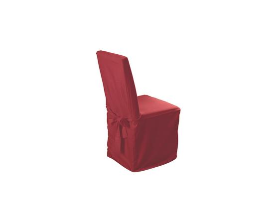Stuhlhusse Nadja - Rot, KONVENTIONELL, Textil (40/110/40cm) - Ombra Stuhlhusse Nadja - Rot, KONVENTIONELL, Textil (40/110/40cm) - Ombra