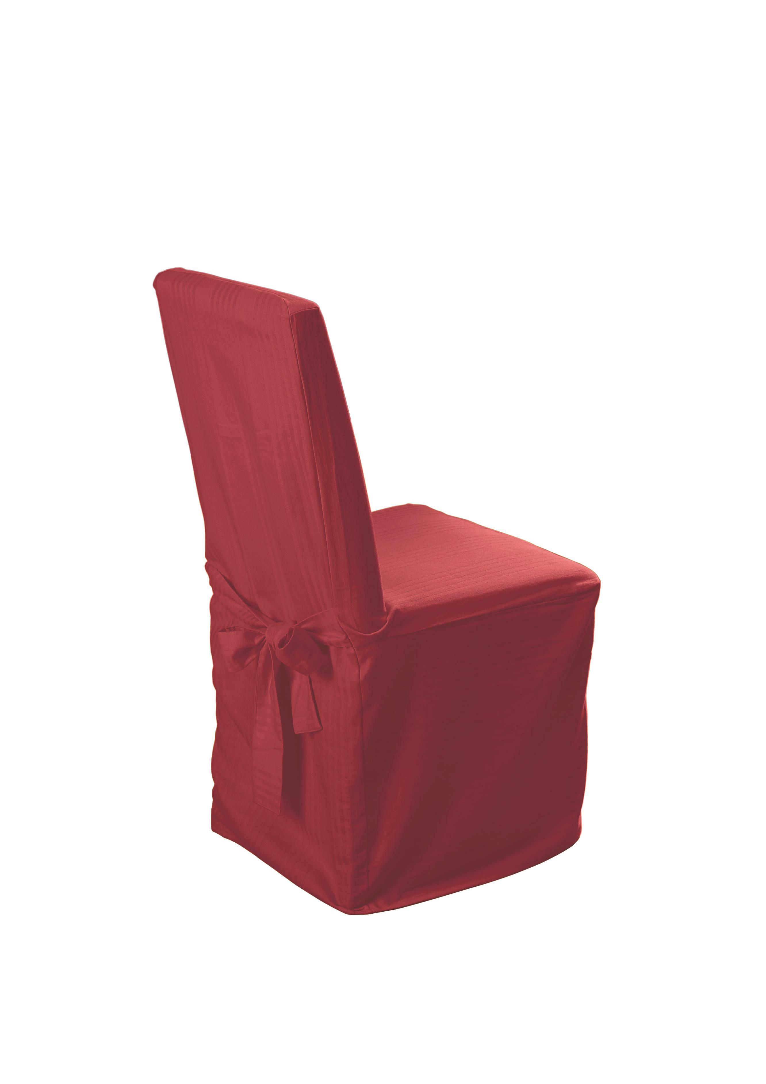 Székhuzat Nadja - Piros, konvencionális, Textil (40/110/40cm) - Ombra