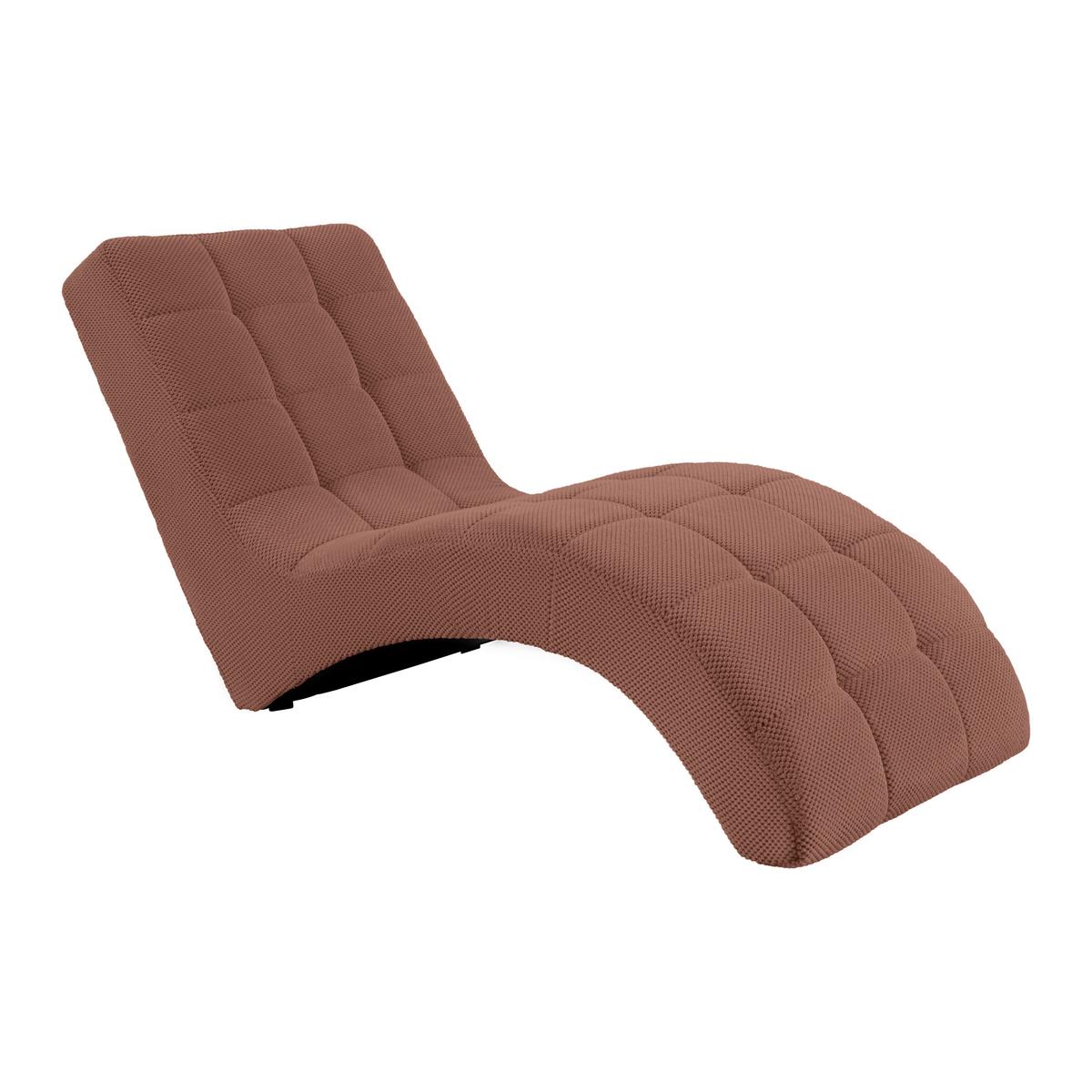 Relaxačné ležadlo LAVANDA, červená, max. 120 kg - čierna/červená, Modern, textil/plast (68/80/167cm) - Mömax