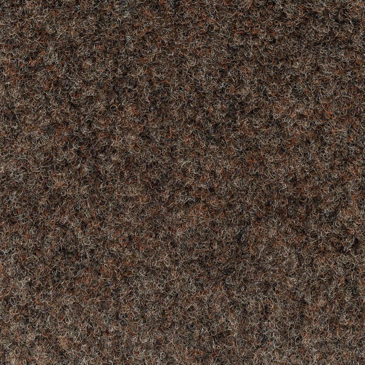 Teppichfliese Braun Solid Vel 50x50 cm Florhöhe 4 mm - Braun, Basics, Textil (50/50cm)