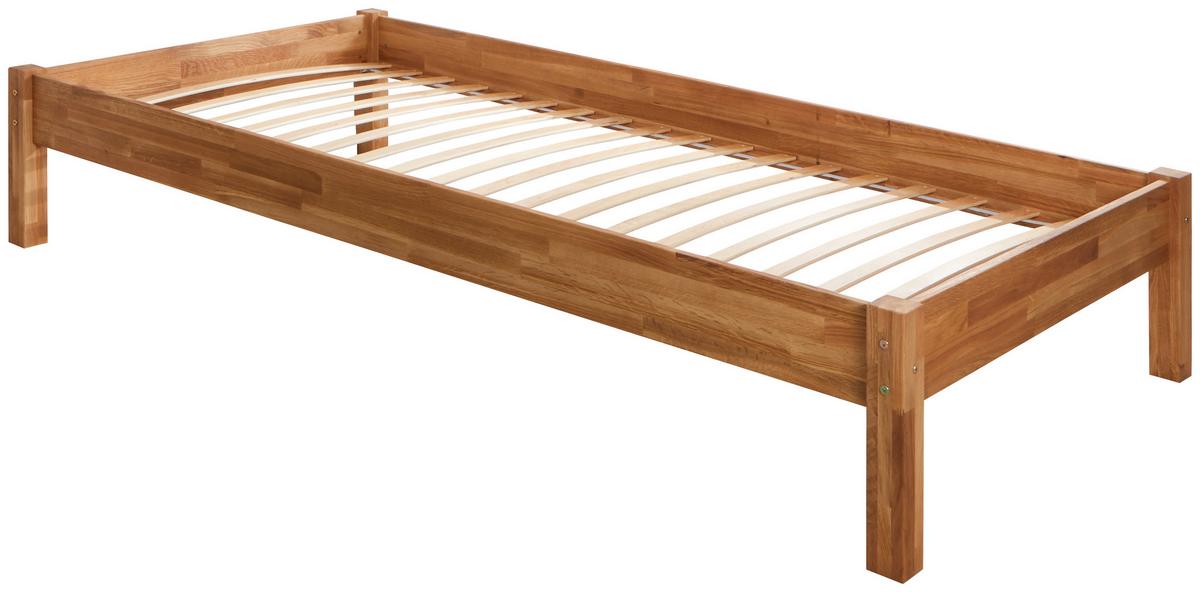 Futonbett Dora - Naturfarben, MODERN, Holz (140/200cm) - MID.YOU