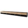 Lowboard A300 Anthrazit- Kastanienfarben B: 300 cm - Kastanienfarben/Anthrazit, Trend, Holzwerkstoff (300cm)