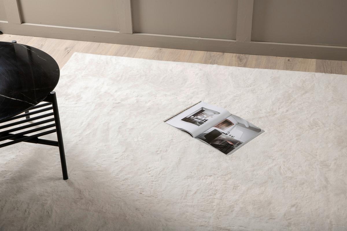Hochflorteppich Nina - Weiß, LIFESTYLE, Textil (160/230cm) - P & B