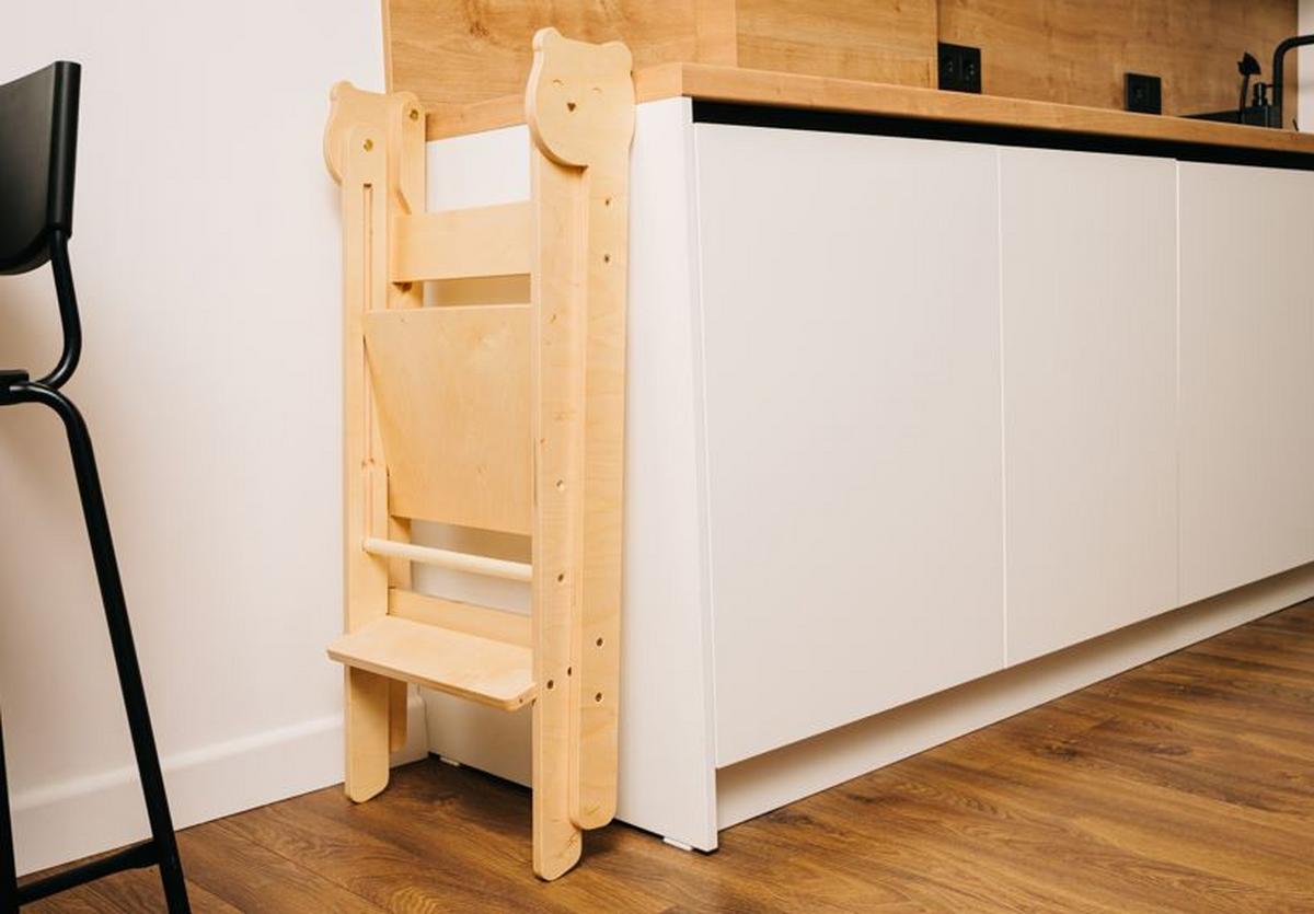 Lernturm Space Saving Lackiert - Klar, Basics, Holz (38/90/40cm)