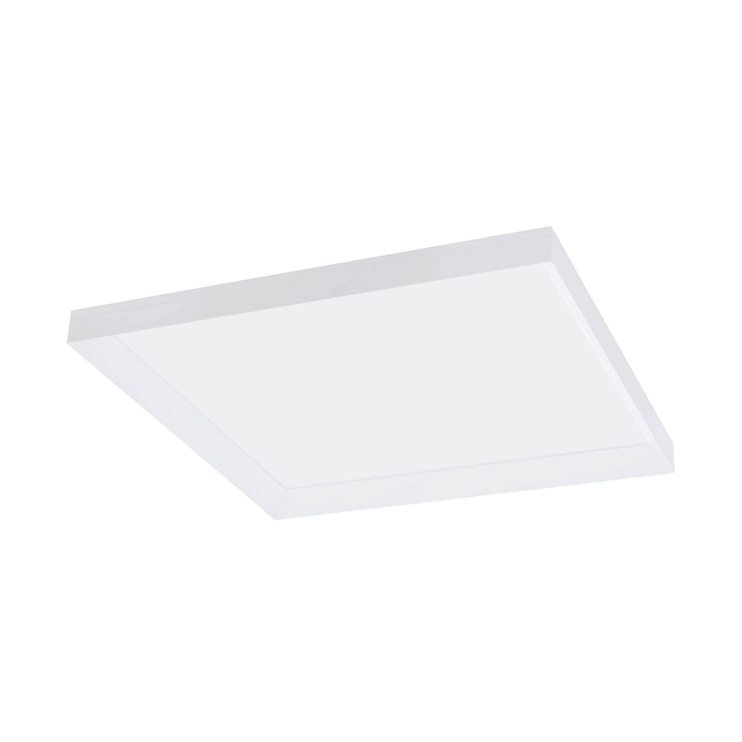 LED-Deckenleuchte 39465_escondida - Weiß, KONVENTIONELL, Kunststoff/Metall (60/60/4,5cm) - Eglo