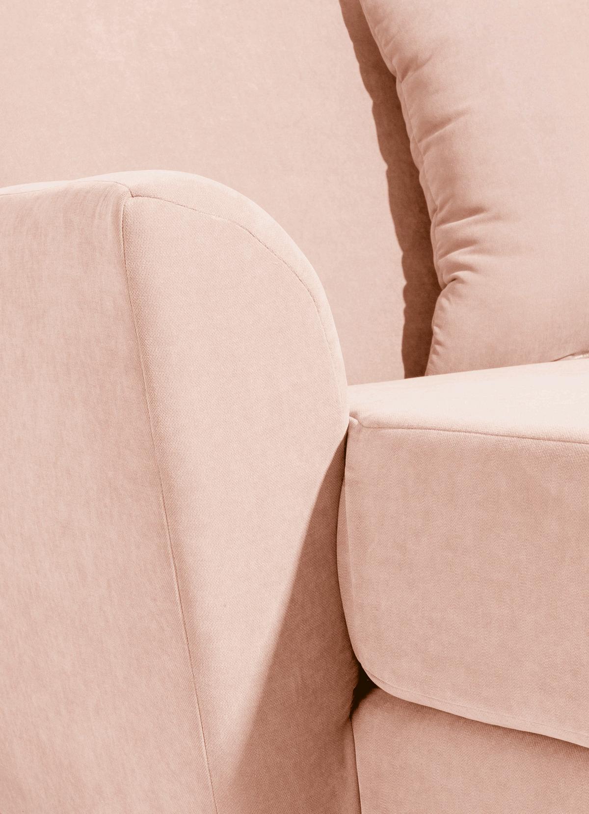 Big Sessel mit Armlehnen Judith Strukturgewebe Creme - Creme/Naturfarben, MODERN, Textil (136/107/142cm) - Max Winzer