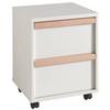 Rollcontainer London Weiß Bht: 48,1x60x44 Cm, 2 Laden - Weiß, MODERN, Holzwerkstoff (48,1/60/44cm) - MID.YOU