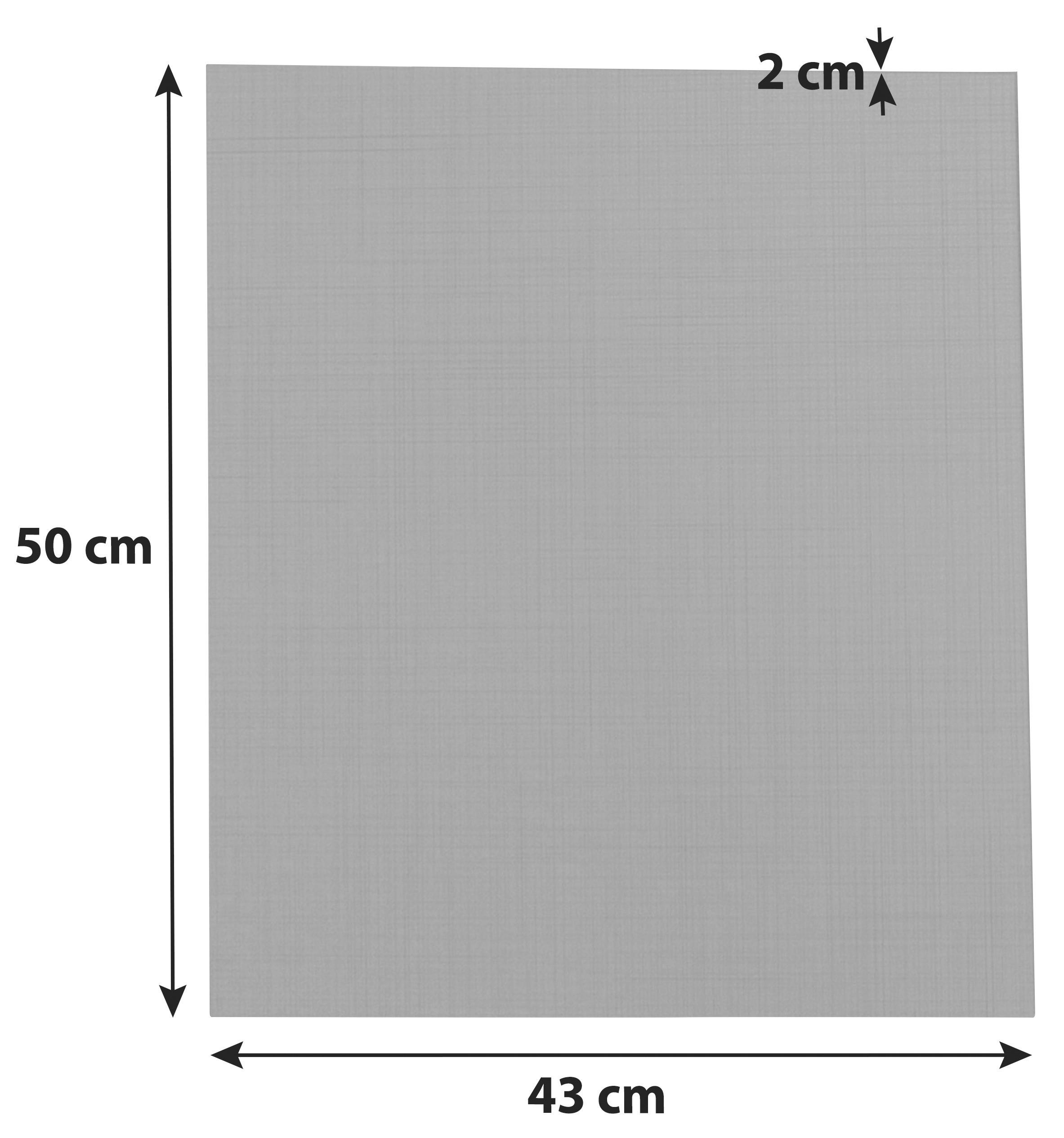 Einlegeboden 2er Set 43 Cm Fly, Grau - Grau, Design, Holzwerkstoff (43/2/50cm) - MID.YOU