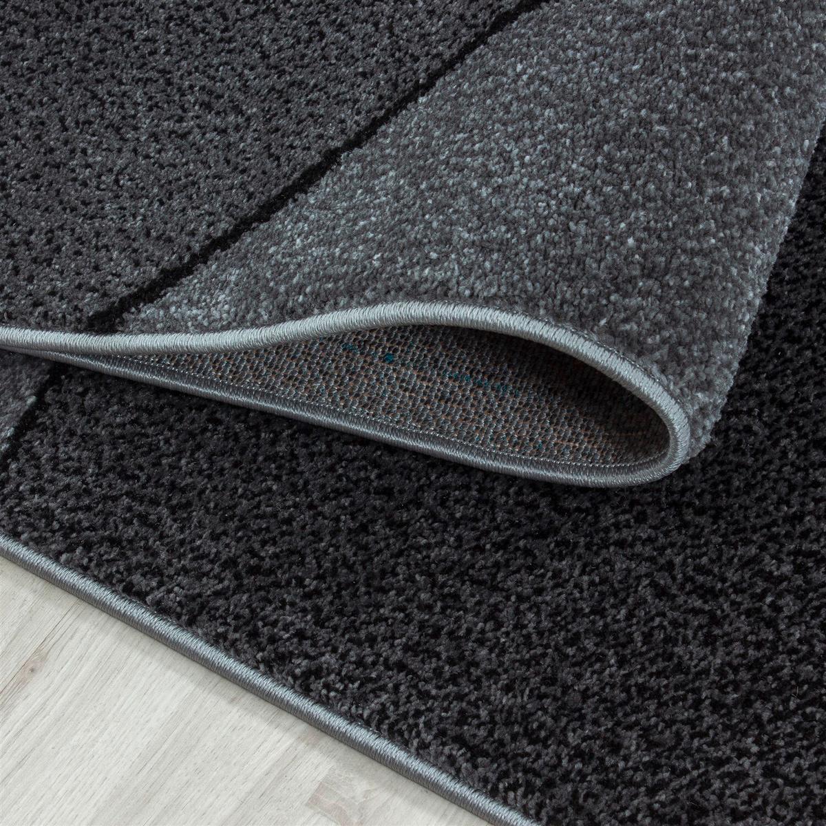 Webteppich Grau Beta 160x230 cm, Jute - Grau, Basics, Textil (160/230cm) - Novel