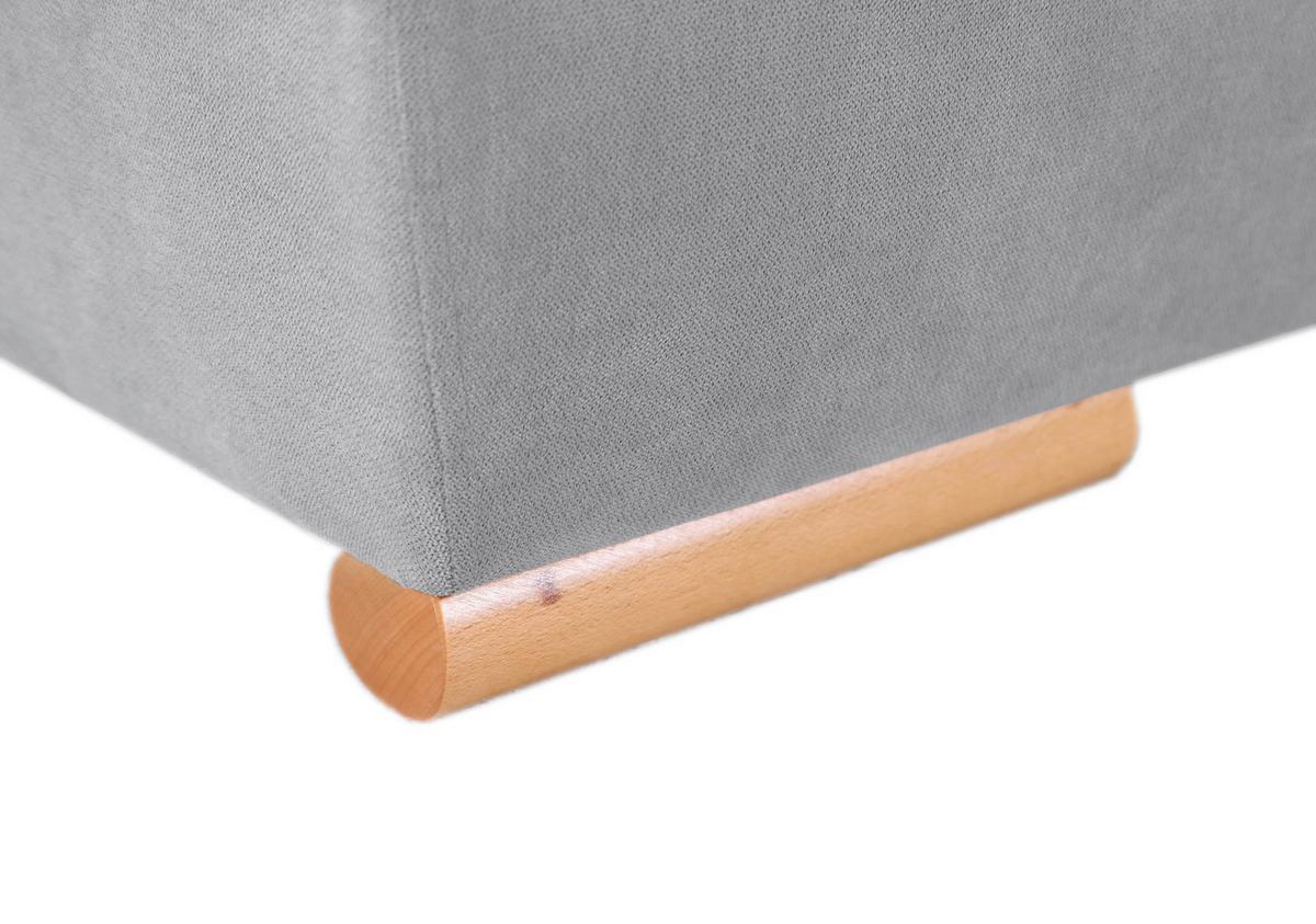 Schlafsofa Canja - Buchefarben/Grau, Design, Textil (200/75/92cm) - Livetastic