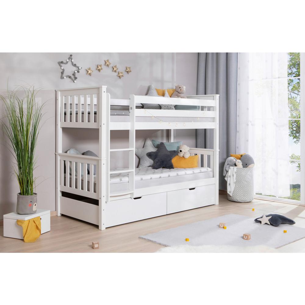 Poschodová posteľ SAMMY biela