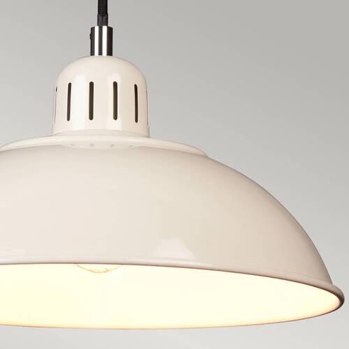 Hängeleuchte Franklin-P-Cr - Creme, Design, Metall (30/29.9cm) - Elstead Lighting