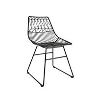 Stuhl Astrid Schwarz B: 55 Cm - Schwarz, Design, Metall (55/79/47cm) - MID.YOU