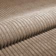Megasofa Pelle-Megasofa - Wengefarben/Beige, Trend, Textil (261/124cm) - Luca Bessoni