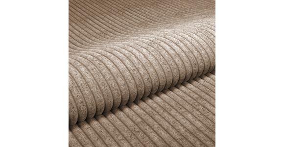 Megasofa Pelle-Megasofa - Wengefarben/Beige, Trend, Textil (261/124cm) - Luca Bessoni