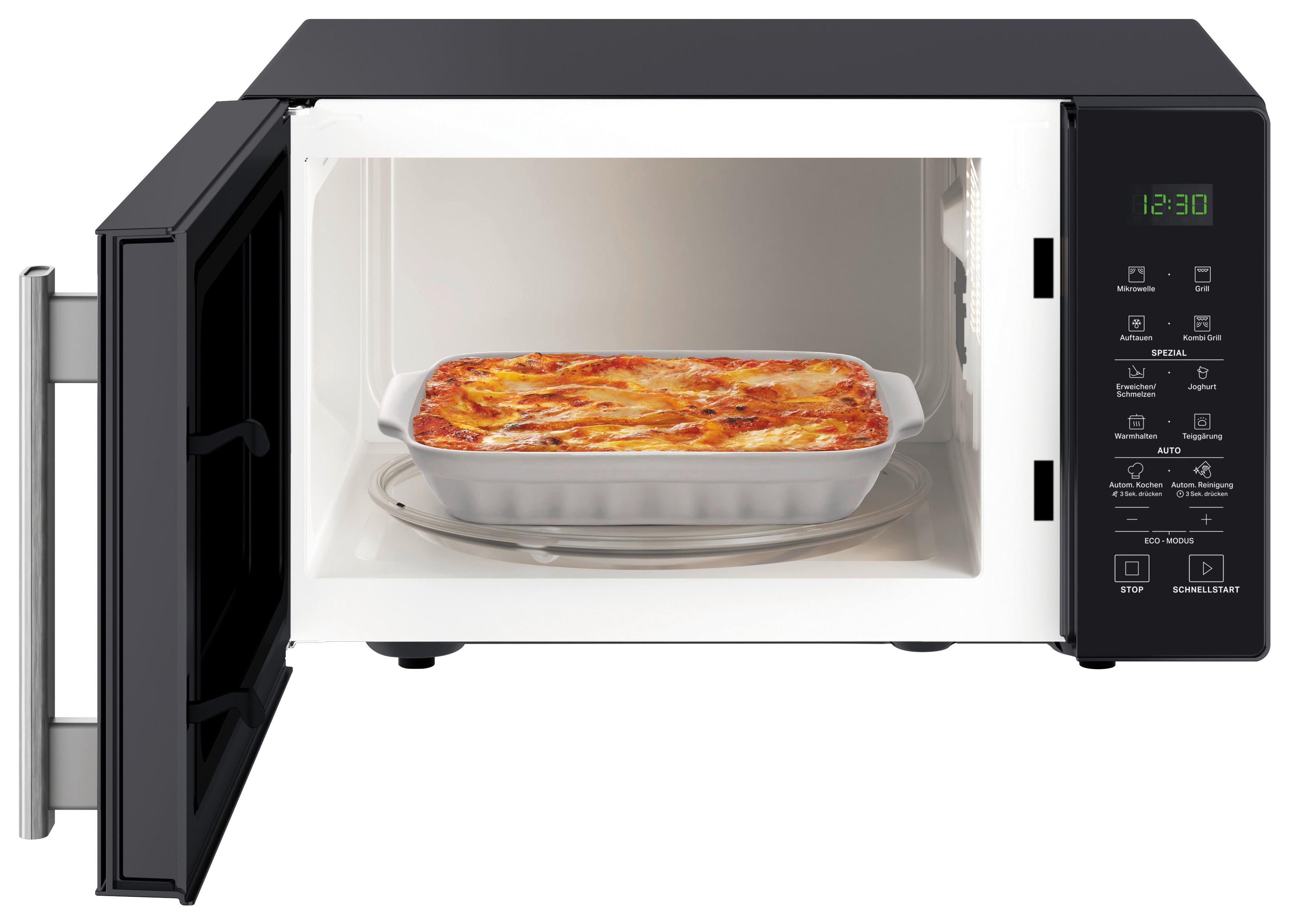 Mikrowelle Mwk 253 B - Schwarz, Trend, Glas/Kunststoff (48,3/28,1/41,9cm) - Bauknecht