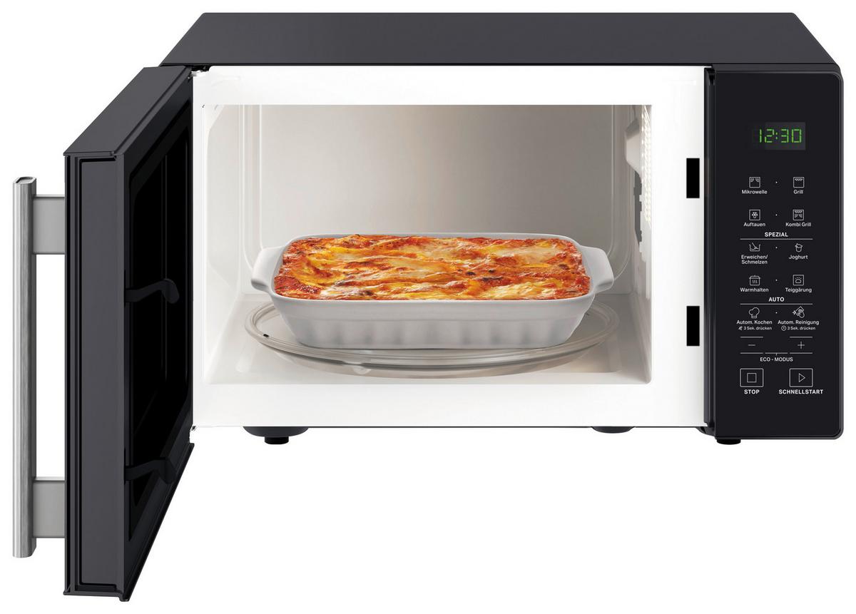 Mikrowelle Mwk 253 B - Schwarz, Trend, Glas/Kunststoff (48,3/28,1/41,9cm) - Bauknecht