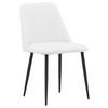 Stuhl-Set Night - Schwarz/Weiß, Design, Textil/Metall (49/87/56cm) - Livetastic