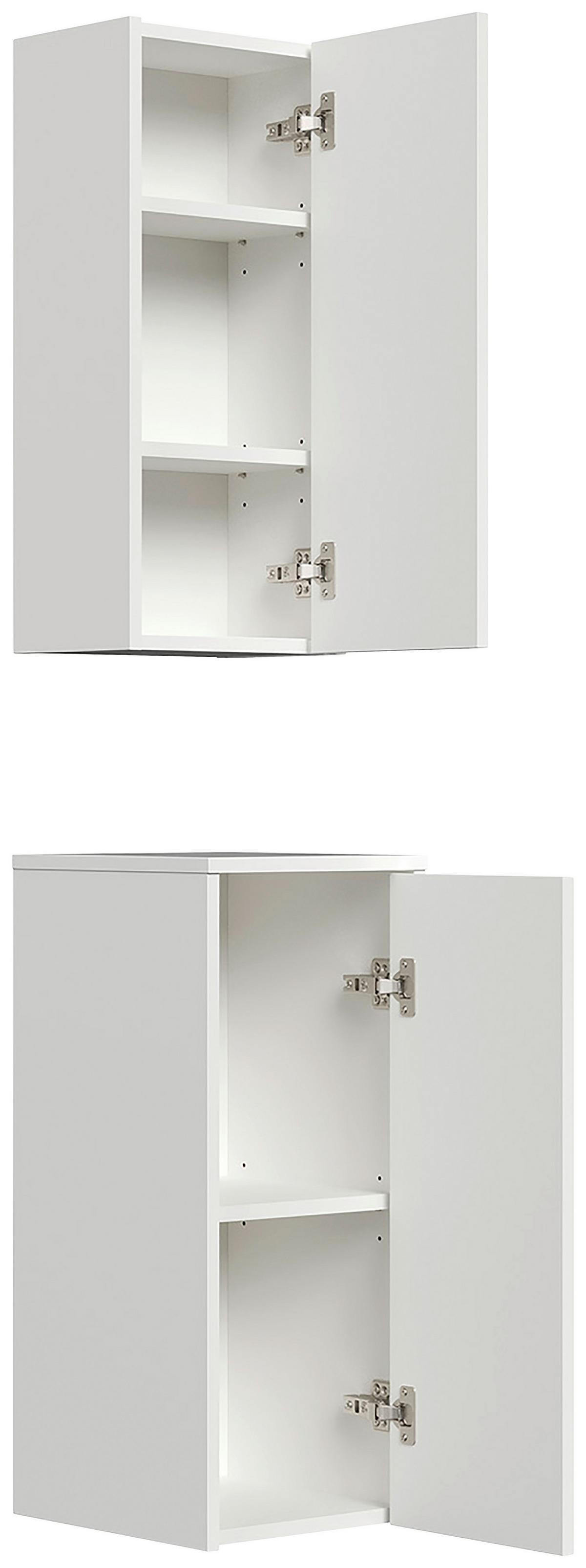 Hängeschrank Limes Weiß Hg B: 30 cm - Weiß Hochglanz, MODERN, Holzwerkstoff (30/70,6/20cm) - MID.YOU