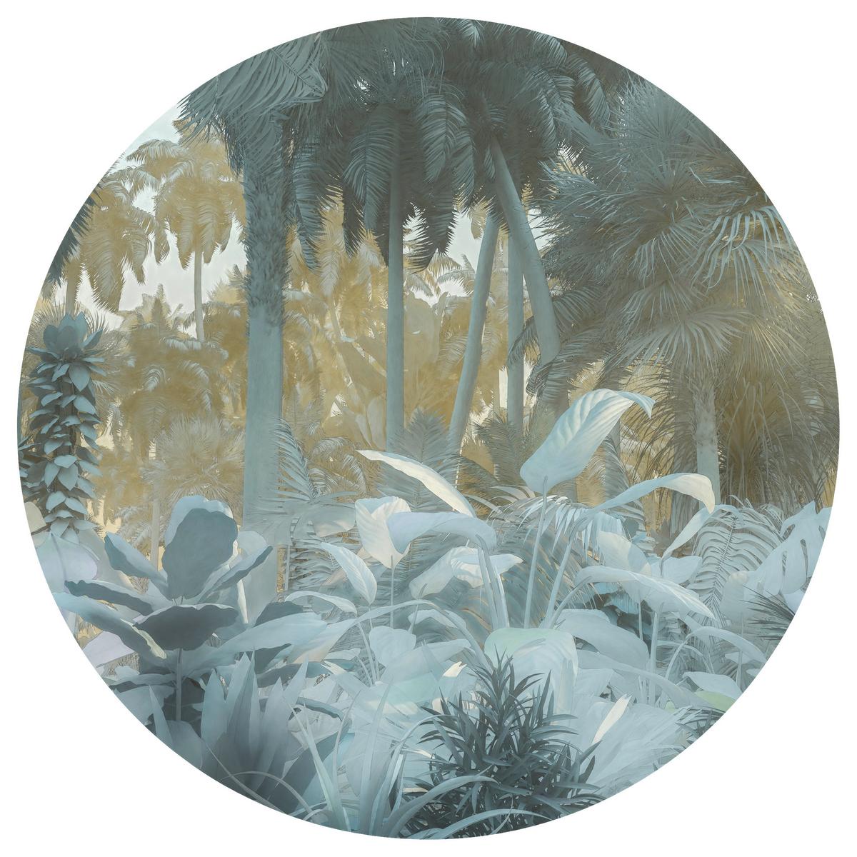 Vliestapete Exotic Jungle D1-047 - Weiß/Grau, Natur (125cm) - Komar