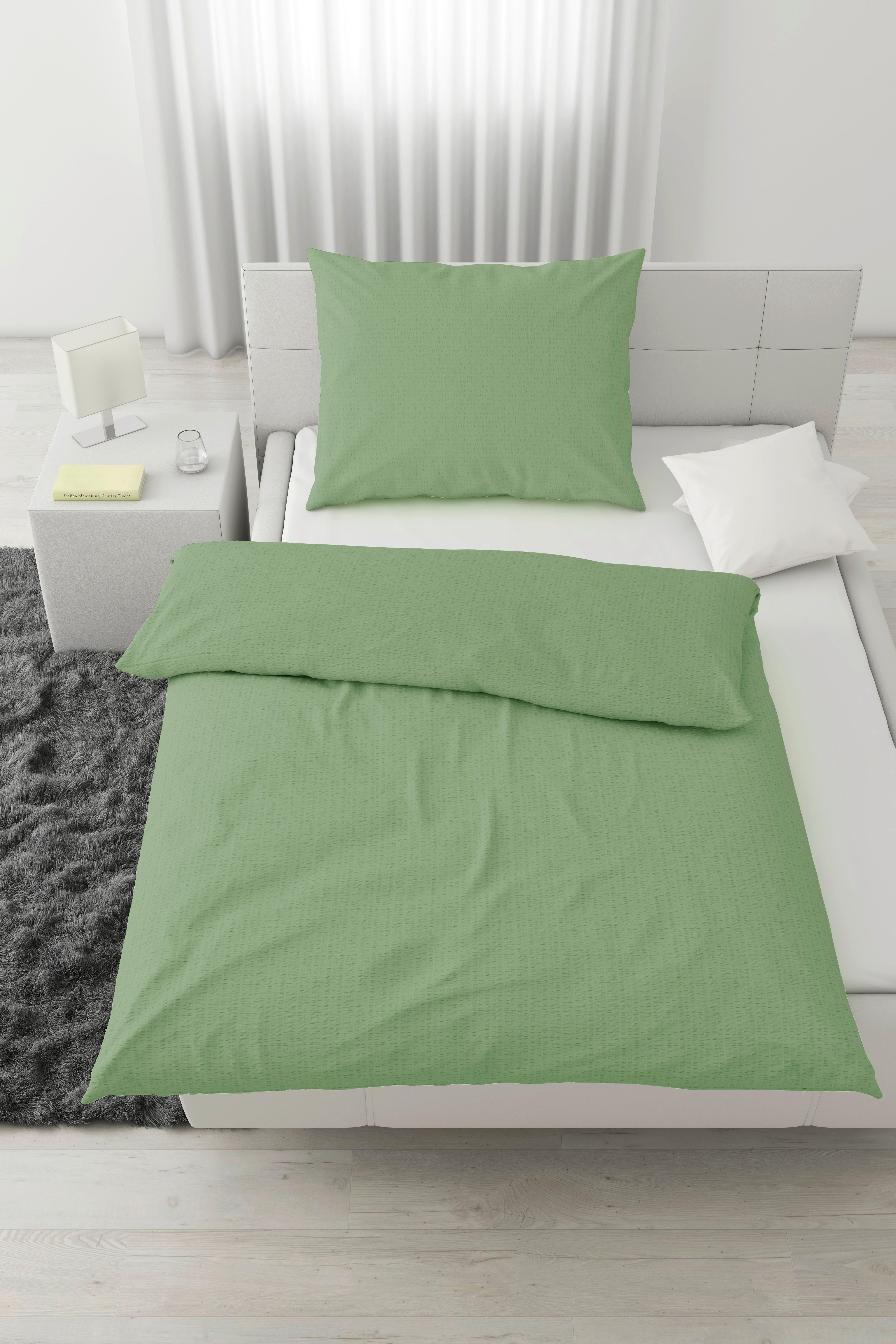 Povlečení Gisi, 140/200cm, Zelená - zelená, Konvenční, textil (140/200cm) - Modern Living