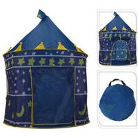 Spielzelt Knight Blau DxH: 105x135 cm, Indoor/Outdoor - Blau/Gelb, Basics, Kunststoff (105/135cm)