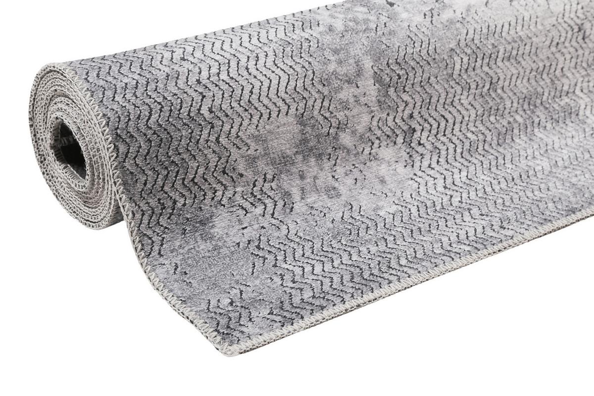 Webteppich Grau Radiate 120x170 Cm - Grau, Design, Textil (120/170cm) - WECON HOME