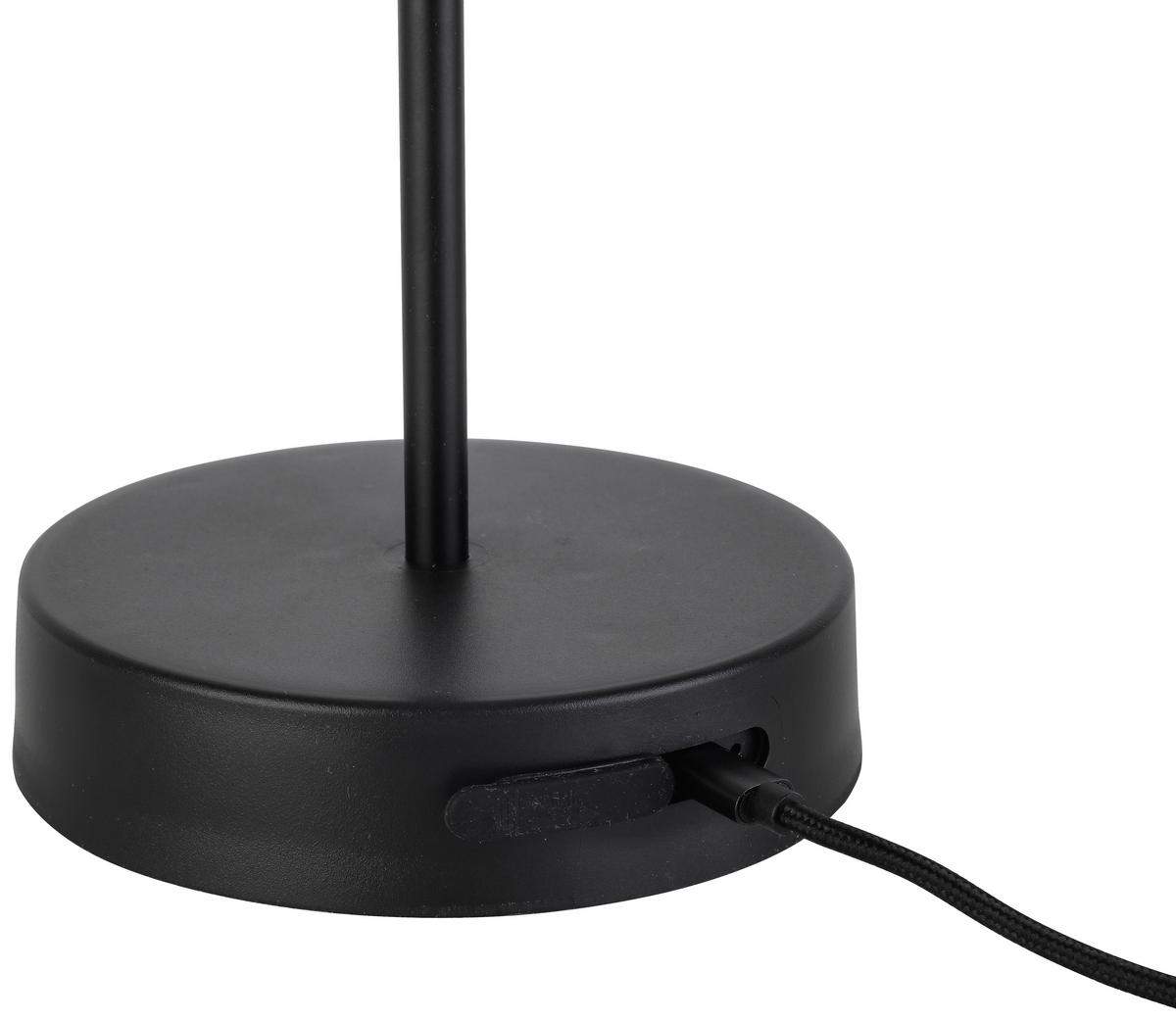 Led Asztali Lámpa Frodo - fekete/fehér, Modern, műanyag (15/33,5cm) - Luca Bessoni