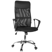 Drehstuhl Pure Net Schwarz - Chromfarben/Schwarz, MODERN, Kunststoff/Textil (64/118/60cm) - MID.YOU