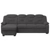 Ecksofa Marcus - Anthrazit, Basics, Textil (162/257cm) - MID.YOU