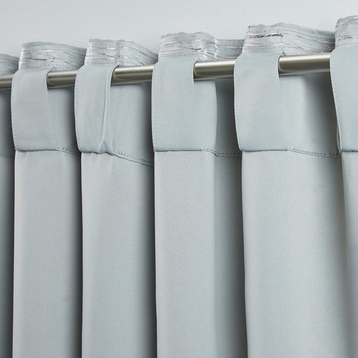 Zatemňovací závěs Ricco, 2x140/245cm - šedá, textil (140/245cm) - Modern Living