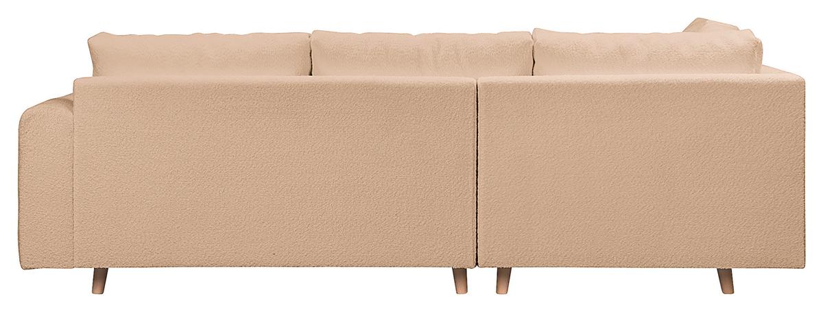 Ecksofa Ariella Beige S: 161x231 cm - Beige/Naturfarben, Design, Textil (161/231cm) - Livetastic