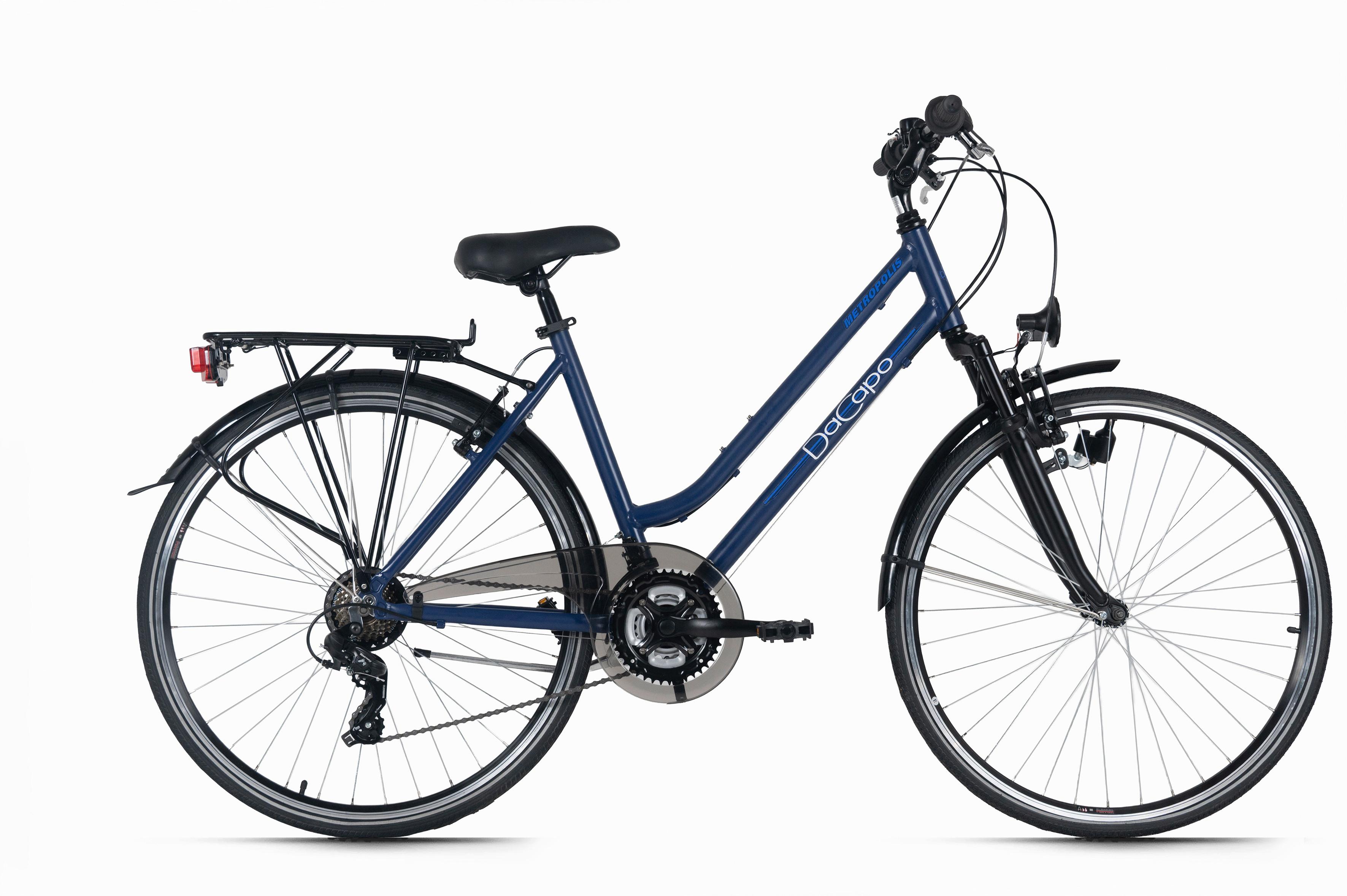 Trekkingrad 28 '' DaCapo Metropolis dunkelblau - Blau, Basics, Metall (25/140/60cm)