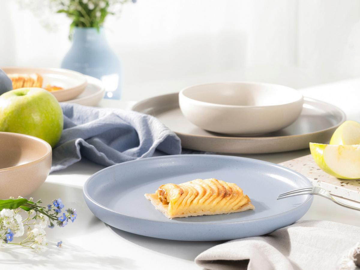 Tafelservice Uno Nordic, Creme, 12-Tlg. - Sandfarben/Creme, Basics, Keramik - Creatable