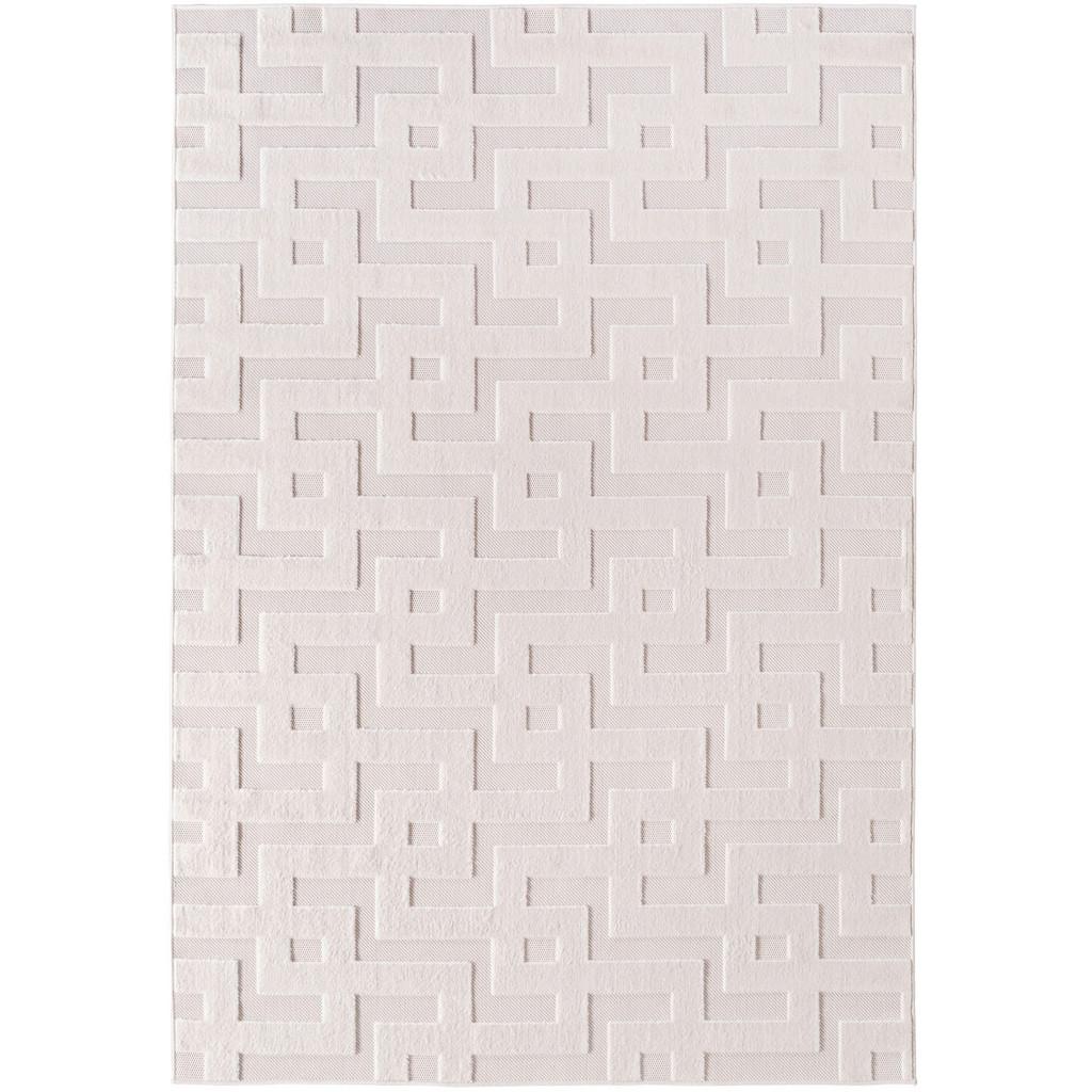 Flachwebteppich, Creme Doha