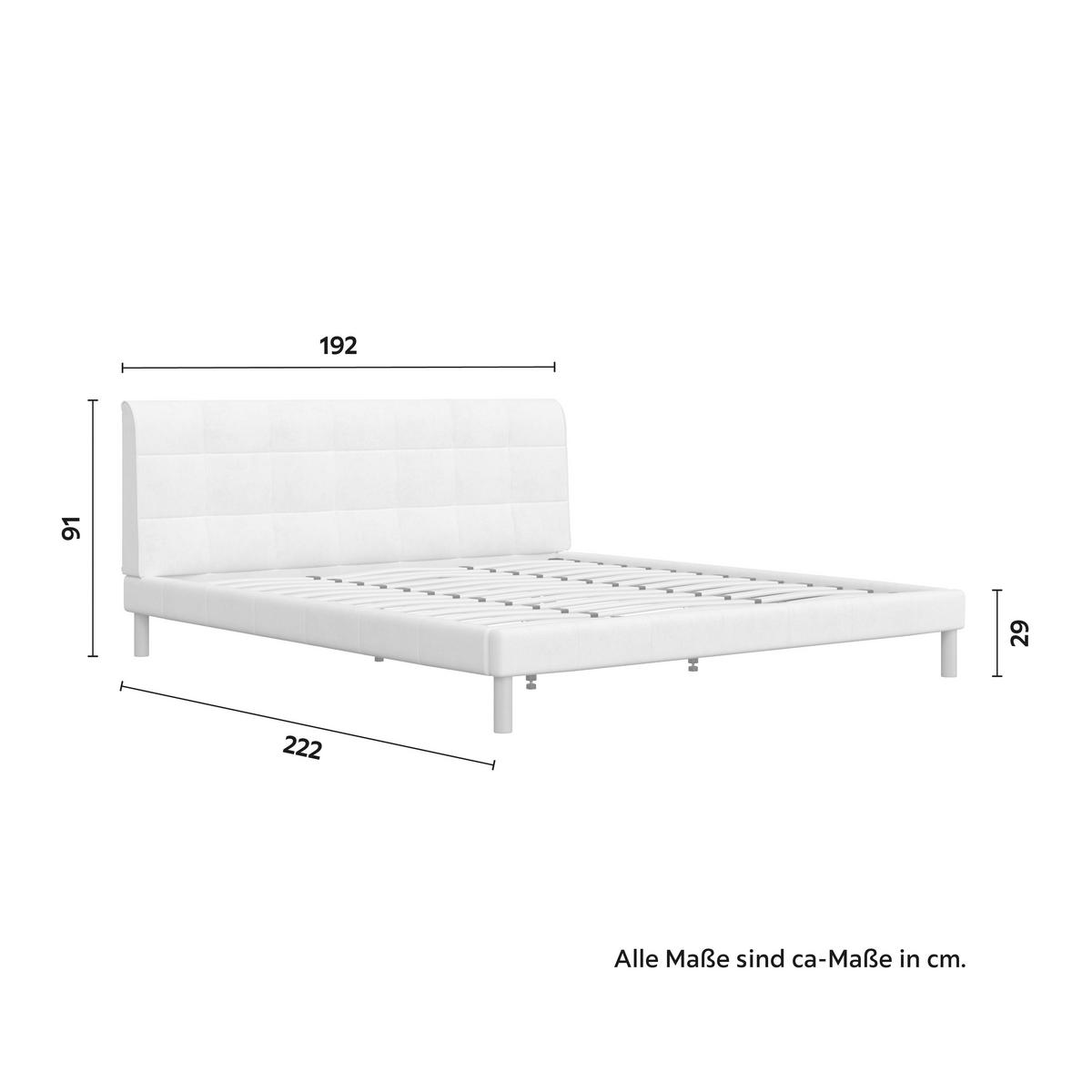 Čalouněná postel MARA 180x200 cm, béžová - přírodní barvy/béžová, Moderní, kov/dřevo (180/200cm) - Bessagi Home