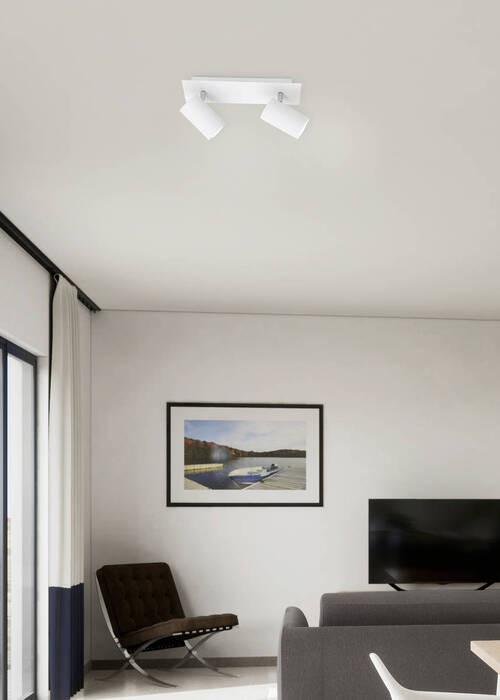 Strahler Marley 2-Flammig verstellbar L: 30 cm - Weiß, Basics, Metall (30/9/15cm) - Trio Leuchten