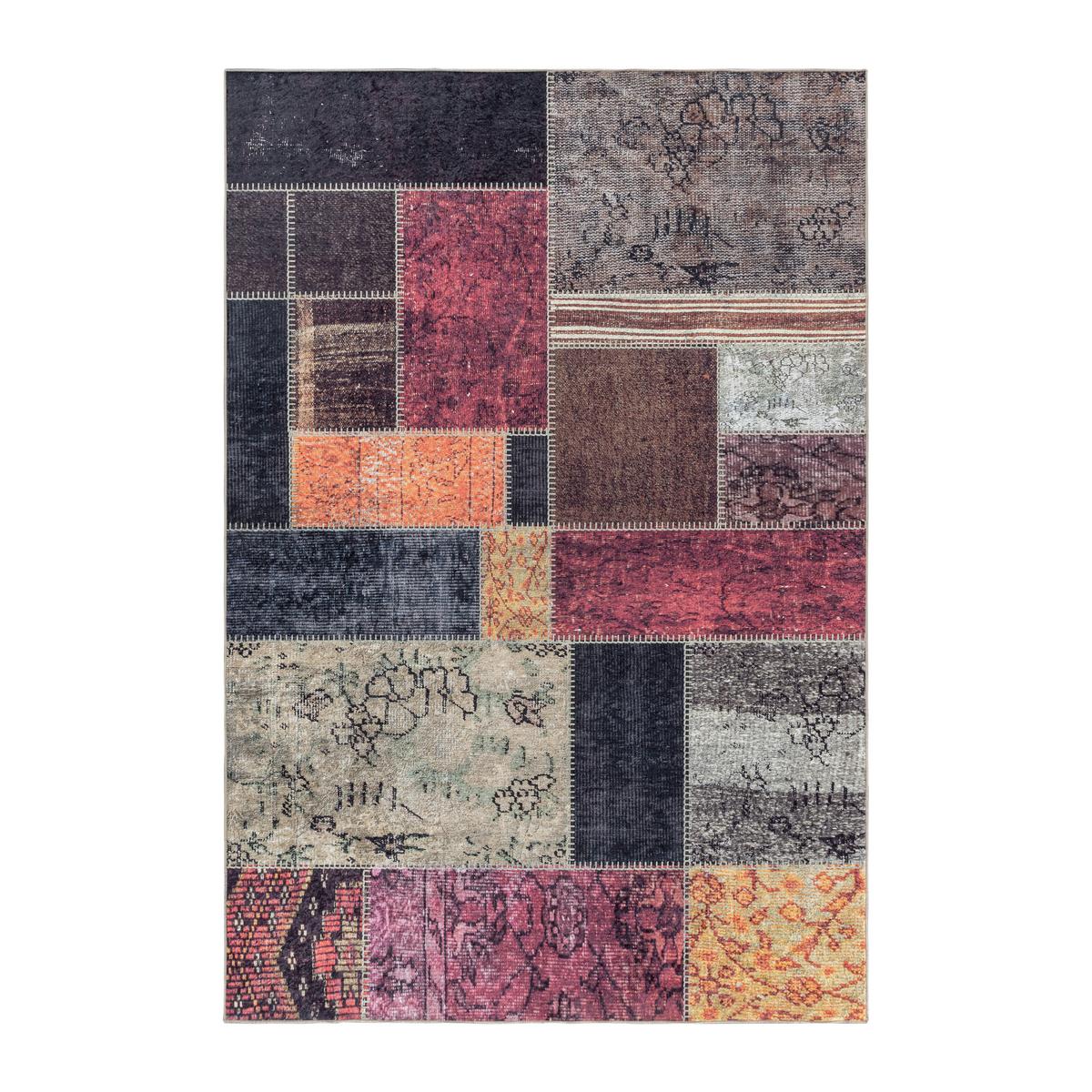 Flachwebteppich Fiesta - Multicolor, Design, Textil (80/150cm) - Novel