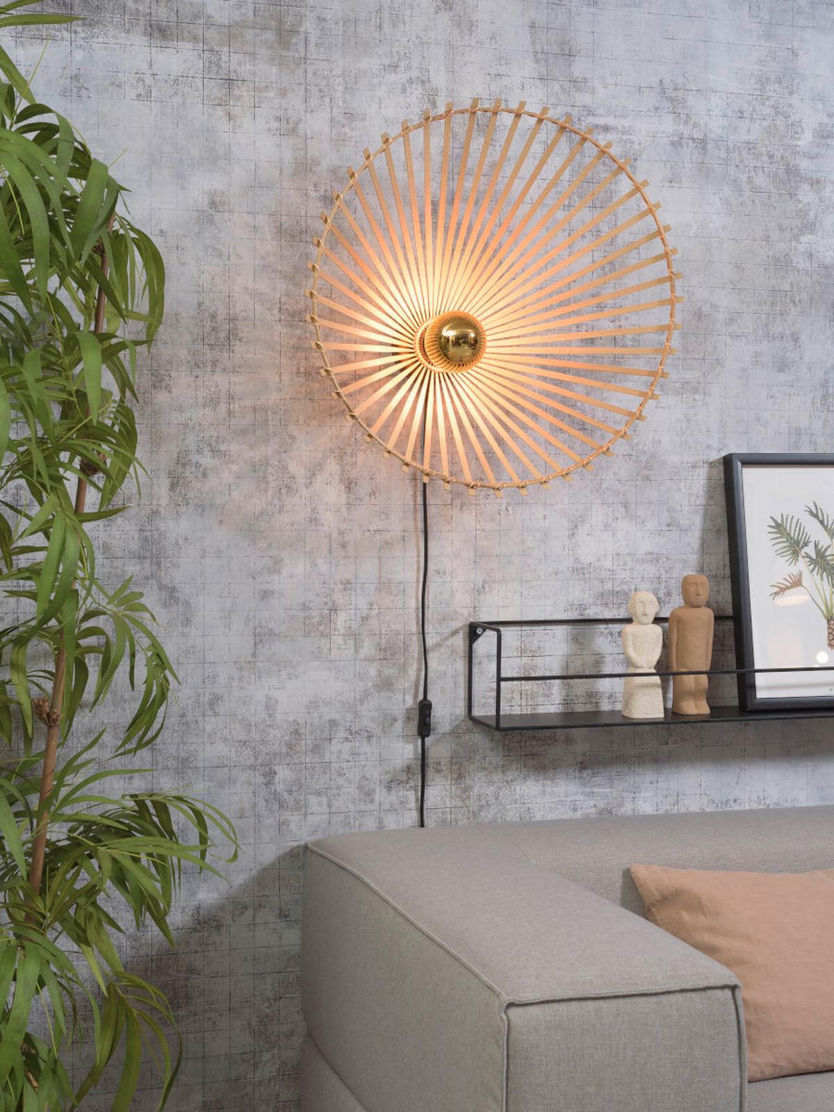 Wandleuchte Bromo/W60/N - Naturfarben, Trend (17/60cm) - Good & Mojo