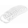 Duschvorhangringe Robbie Weiß 12er-Set - Weiß (5/6cm) - Modern Living