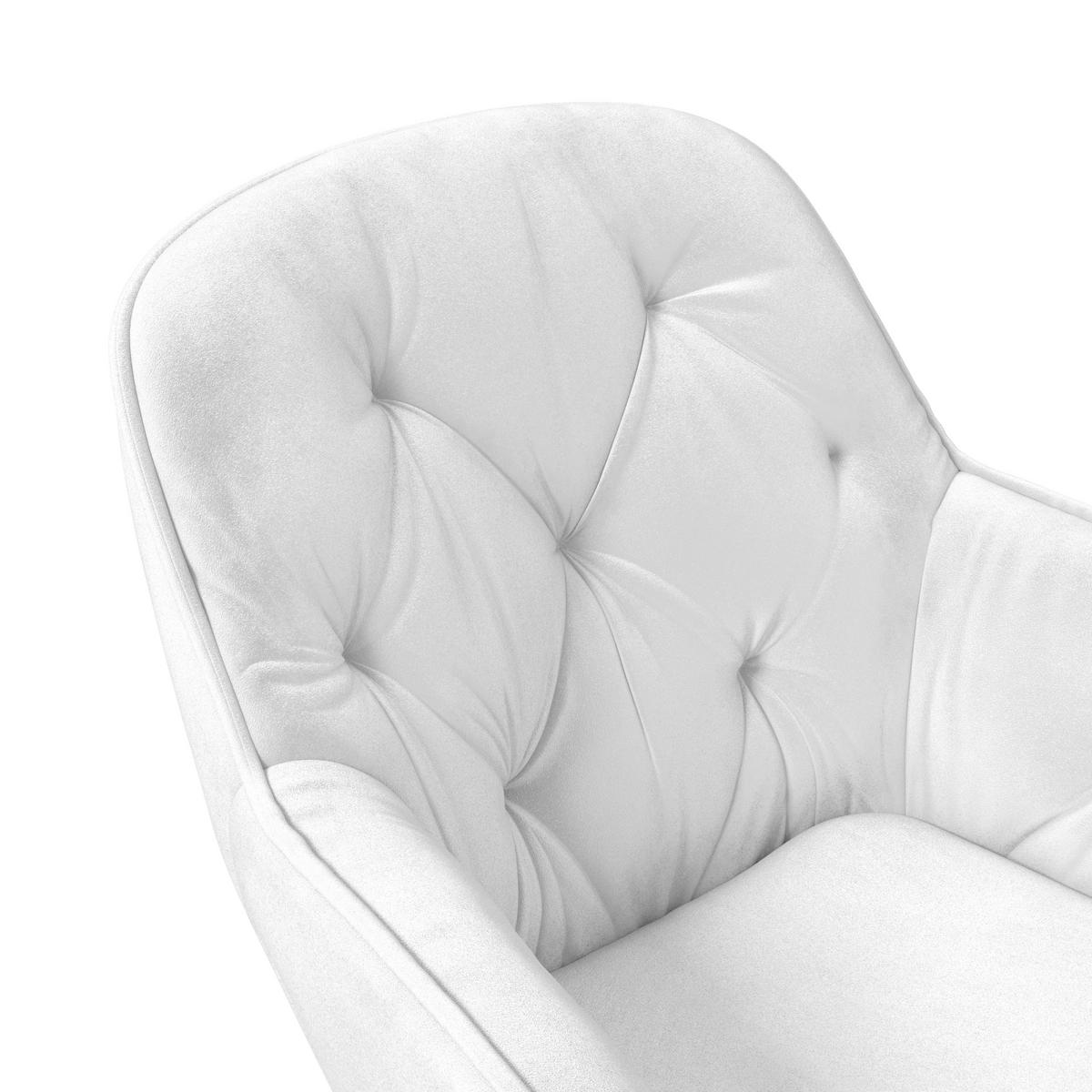 Armlehnstuhl Silvi Samt Beige 360° drehbar - Beige/Schwarz, KONVENTIONELL, Textil/Metall (62/85/62cm)