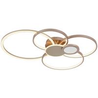 STROPNÍ LED SVÍTIDLO GENIAL - cappuccino/šampaňská, Moderní, kov/plast (80/64/9cm) - Mömax