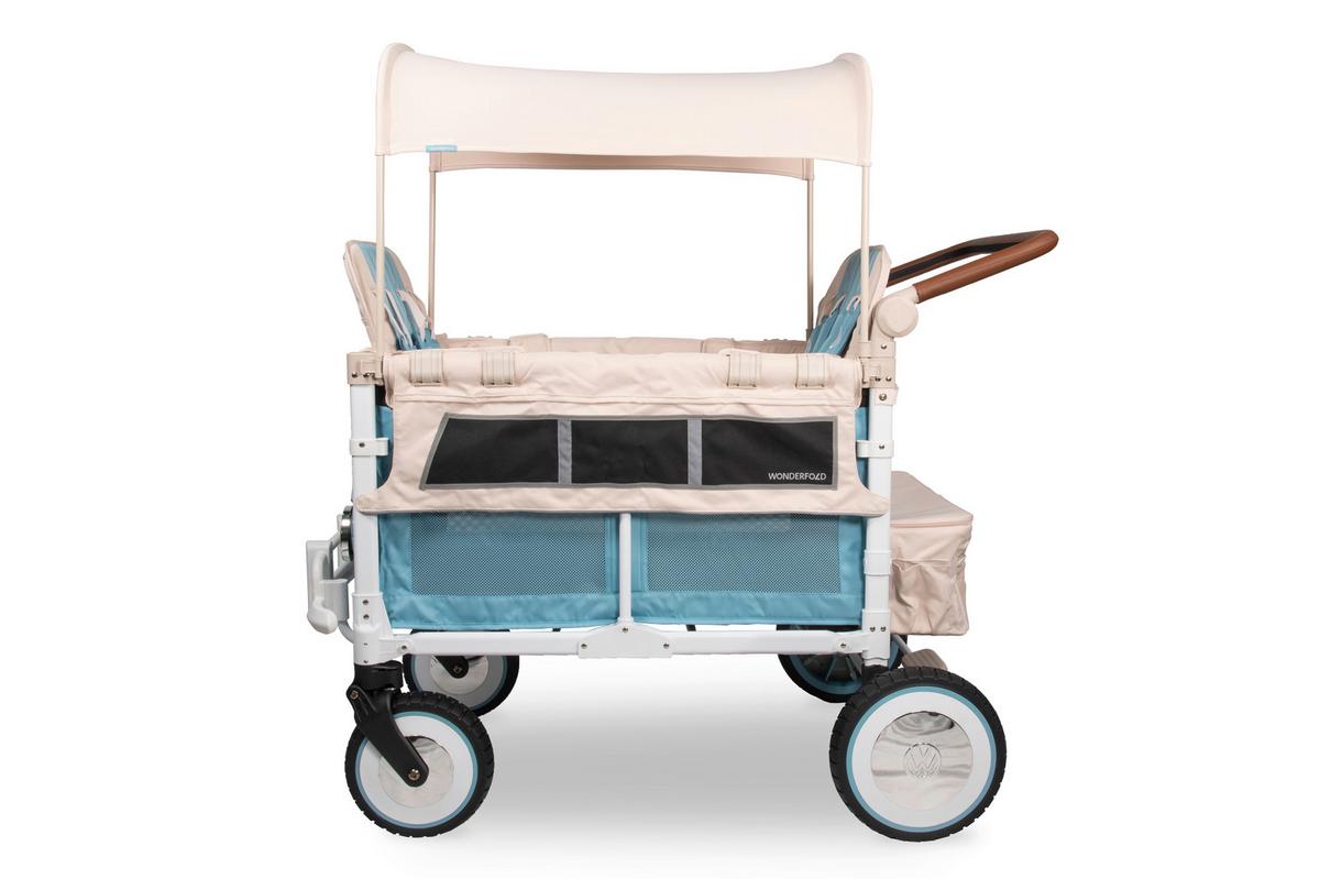 Bollerwagen Vw4 Volkswagen Stroller Wagon - Trend, Textil/Metall (73.66/132.08/137.16cm) - WONDERFOLD