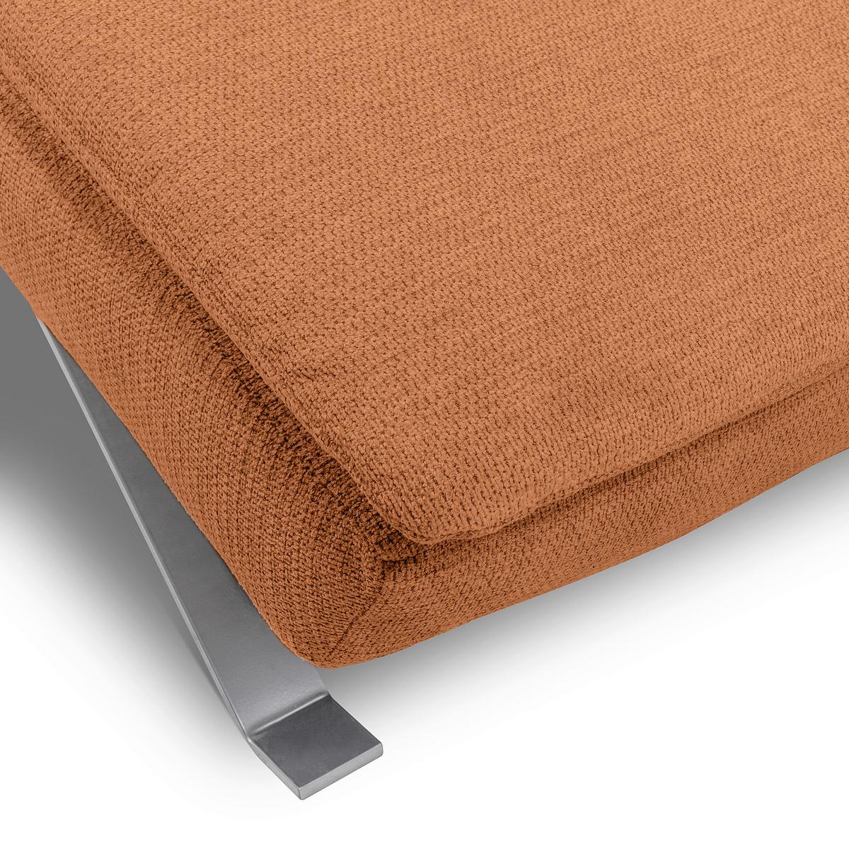RELAXLIEGE Rostfarben B: 65 cm - Rostfarben/Silberfarben, Design, Textil (65/95/171cm) - Celina Home