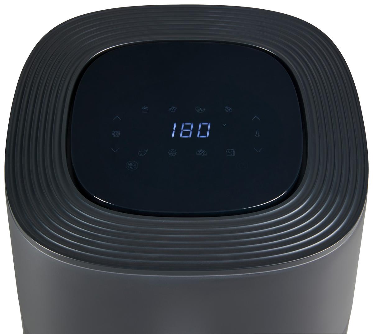 Heißluftfritteuse Jessica 6,5 L Schwarz - Schwarz, MODERN, Kunststoff (36,5cm) - Bono