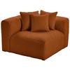 Modul Sofa Ecke B: 115 cm Rostfarben - Rostfarben, Trend, Textil (115/70/115cm) - Livetastic