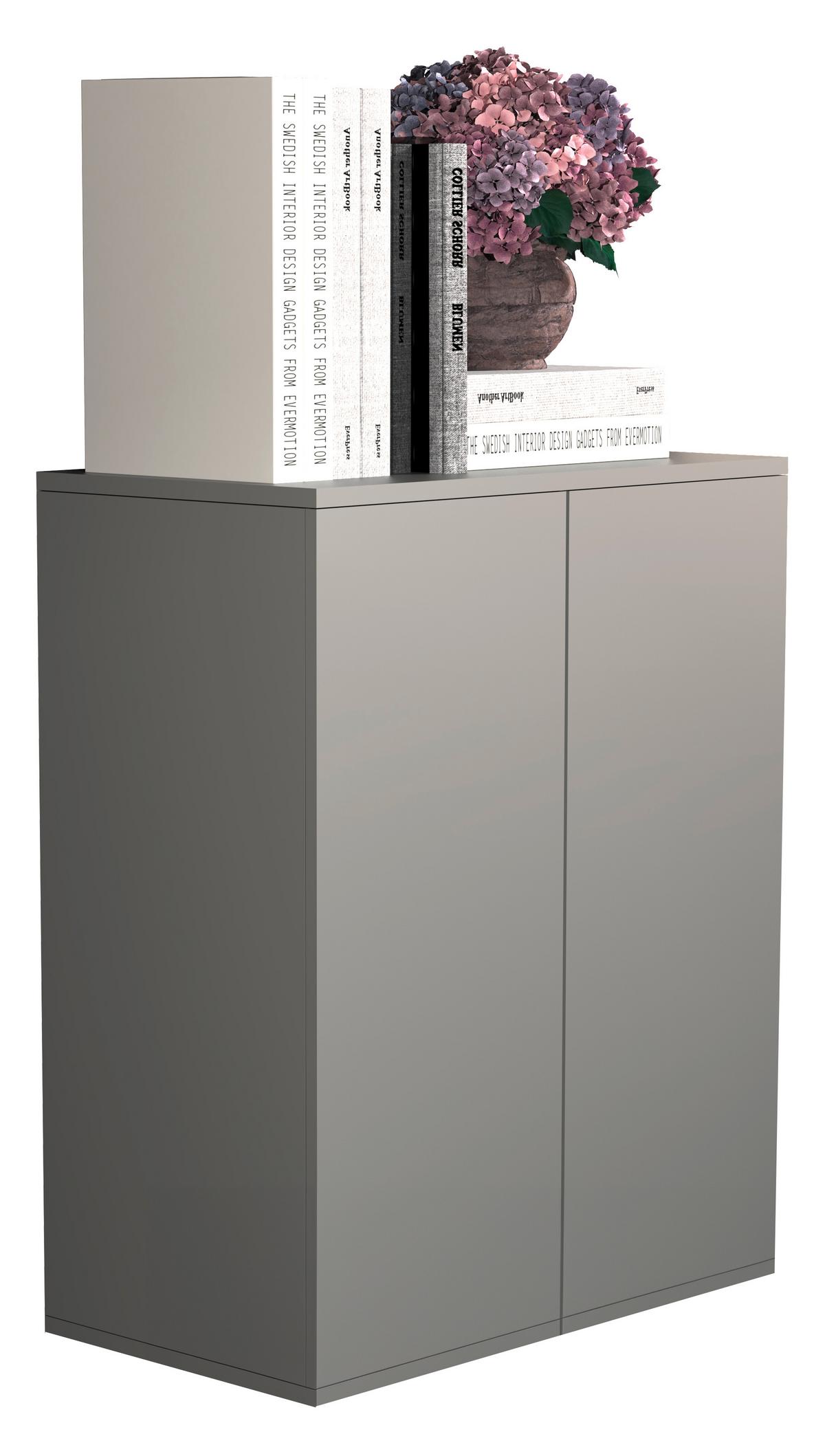 Kommode Dalosa Grau B: 60 cm - Grau, Design, Holzwerkstoff (60/73/32cm) - MID.YOU